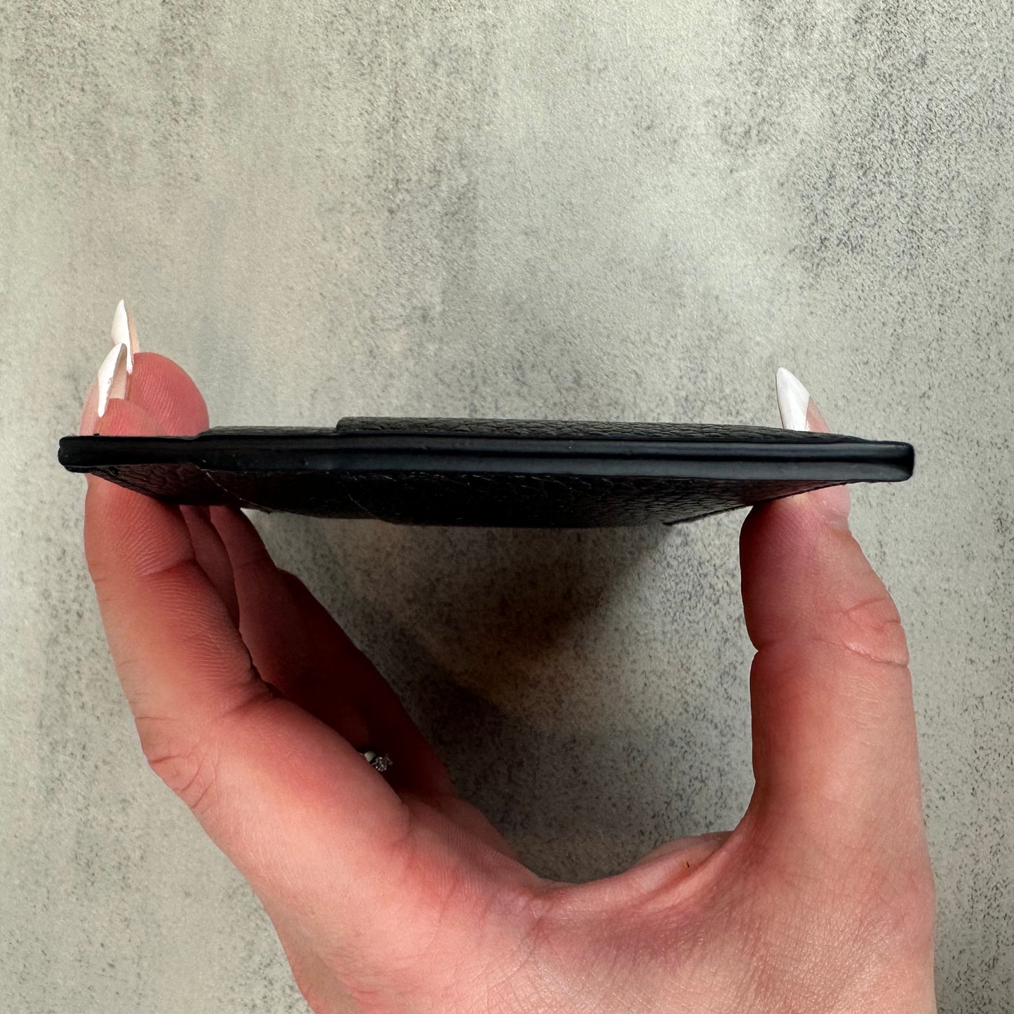 Balenciaga Black Leather Card Holder