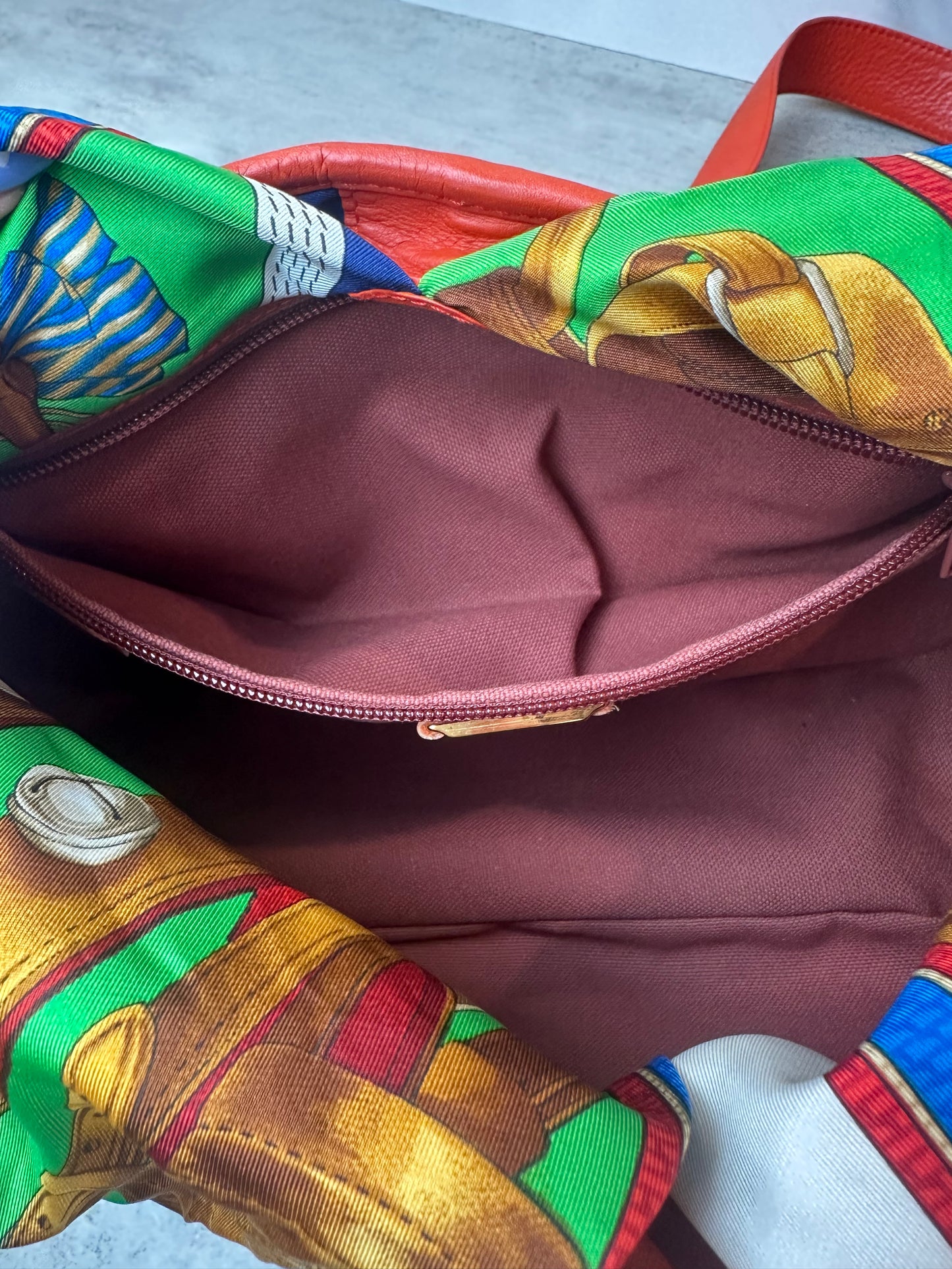 RARE Vintage Loewe Raffia Scarf Summer Resort Bag