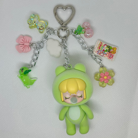 Nanci Fluffy Party Frog Charm