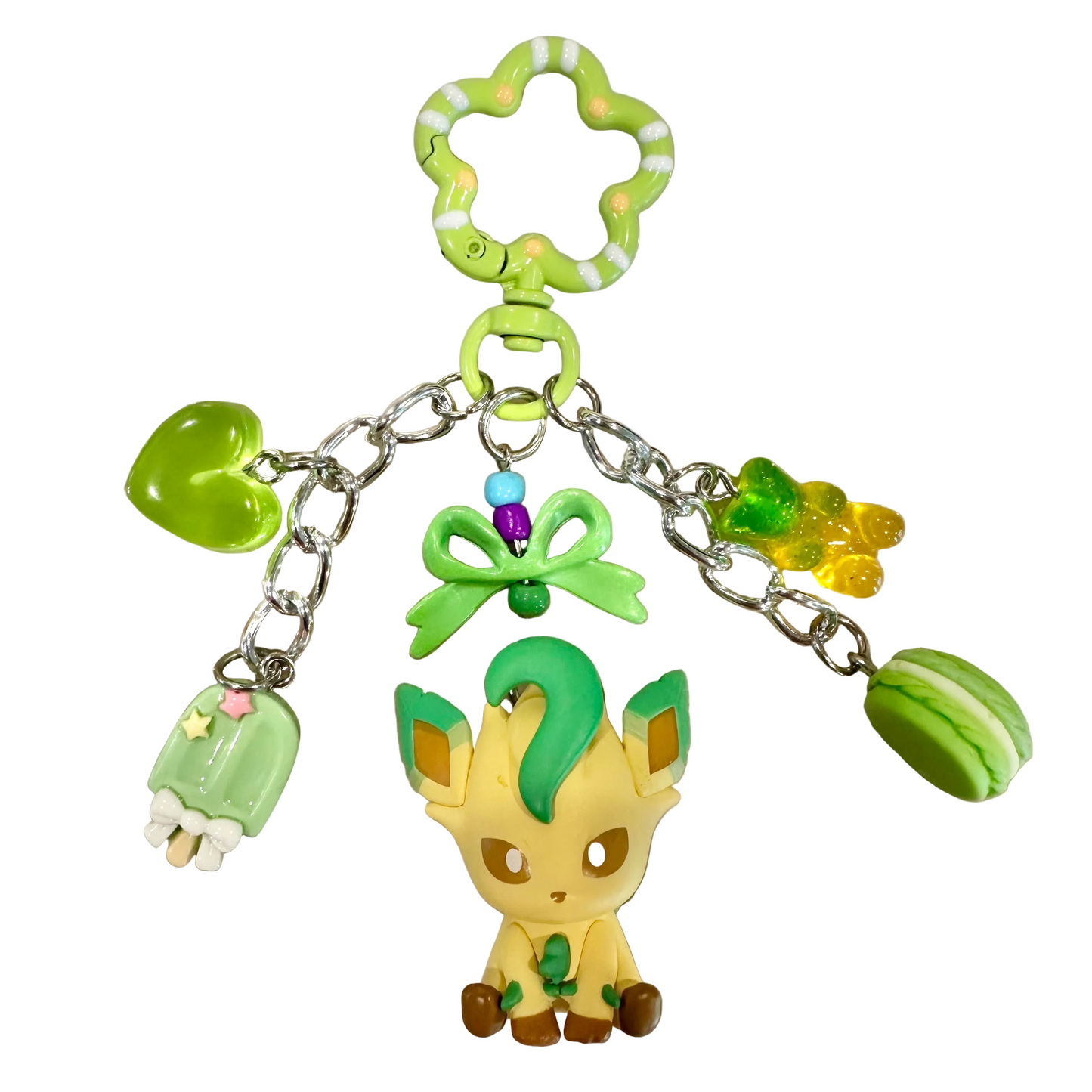 Leafeon Pokemon Vinyl Figure Mini Charm