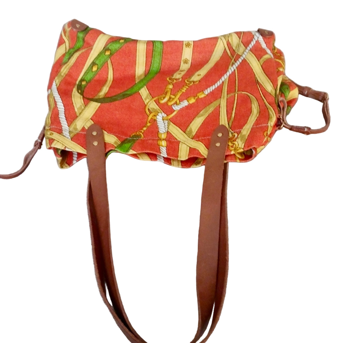 Miu Miu Printed Canvas Shoulder Bag