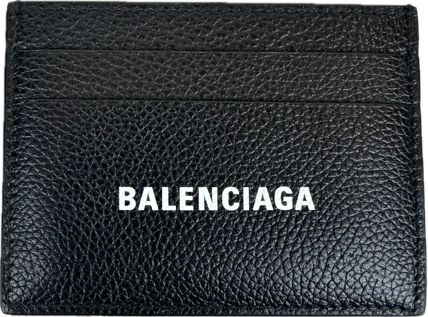 Balenciaga Black Leather Card Holder