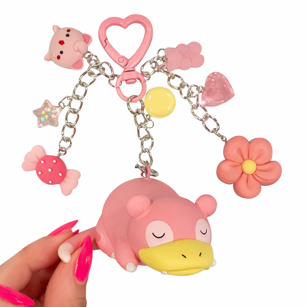 Slowpoke Pokemon Figure Charm