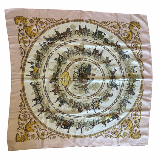 Hermès "La Promenade de Longchamps" Silk Scarf