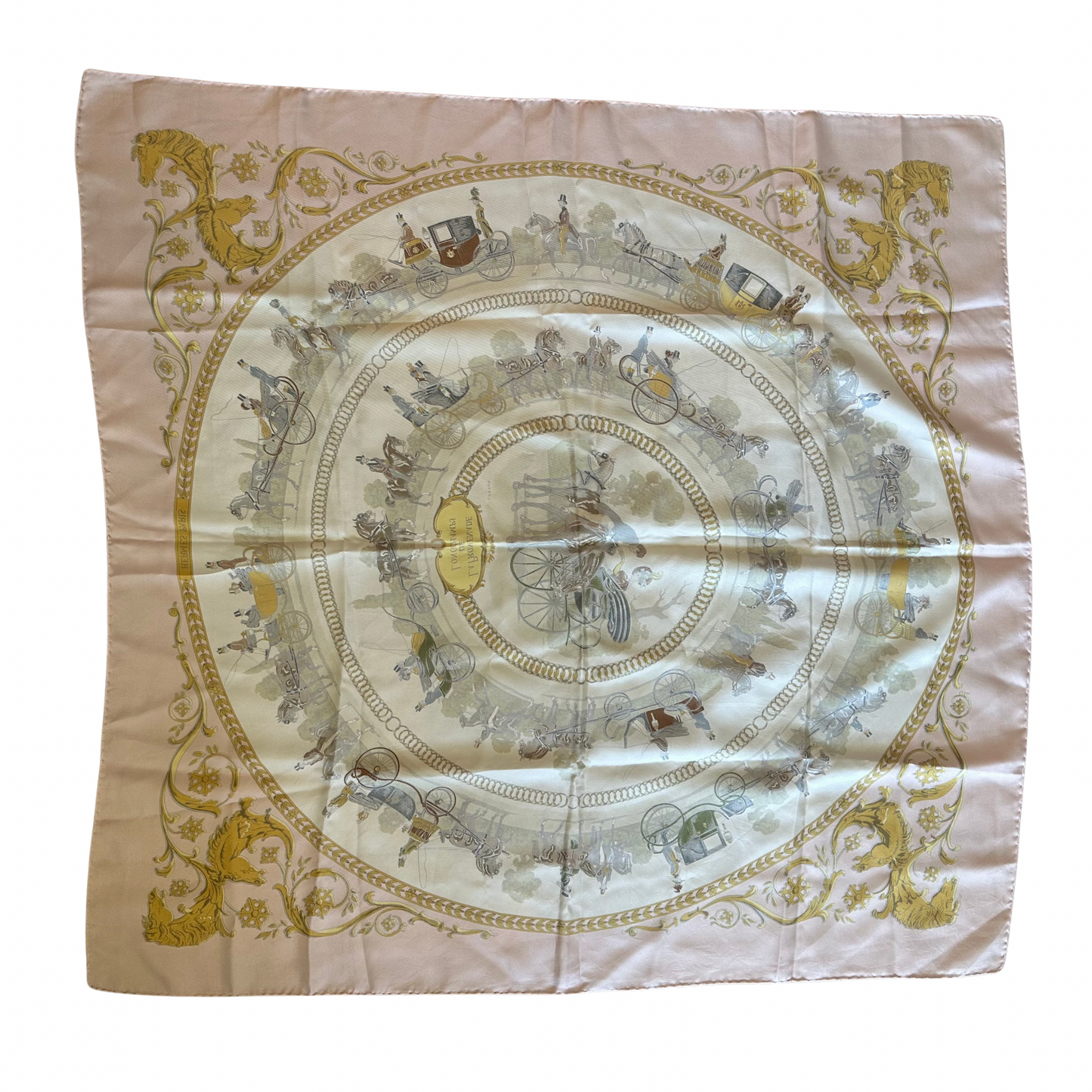 Hermès "La Promenade de Longchamps" Silk Scarf